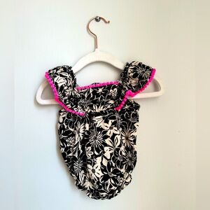 Cat & Jack Baby Girl Ruffle Sleeve Romper